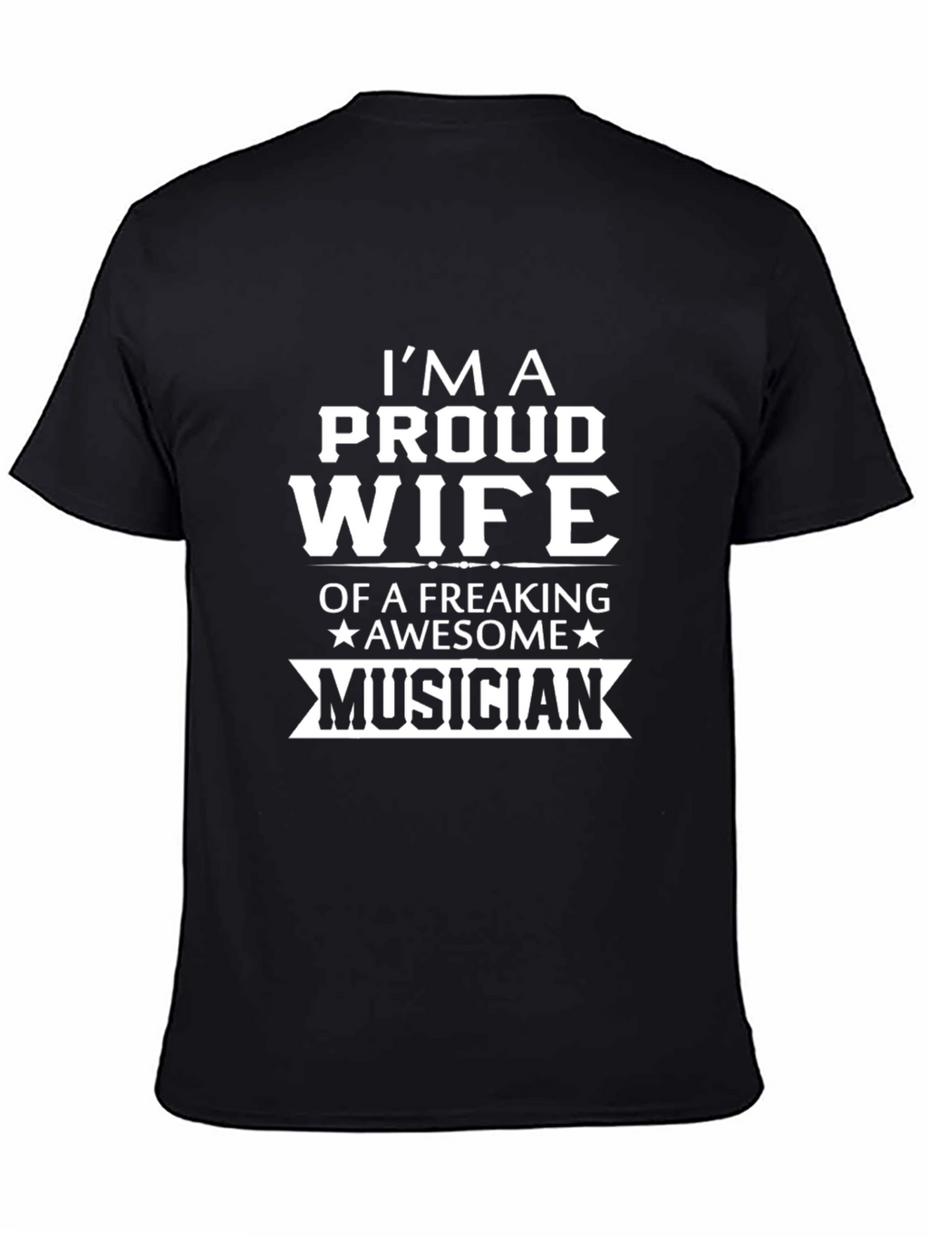 Proud Wife Musician Graphic Tee