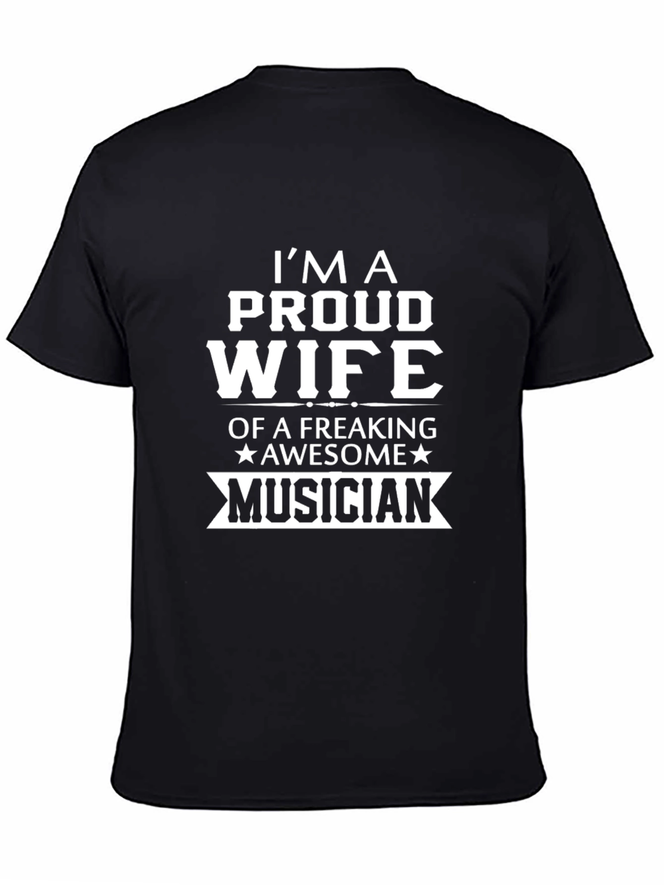 Proud Wife Musician Graphic Tee