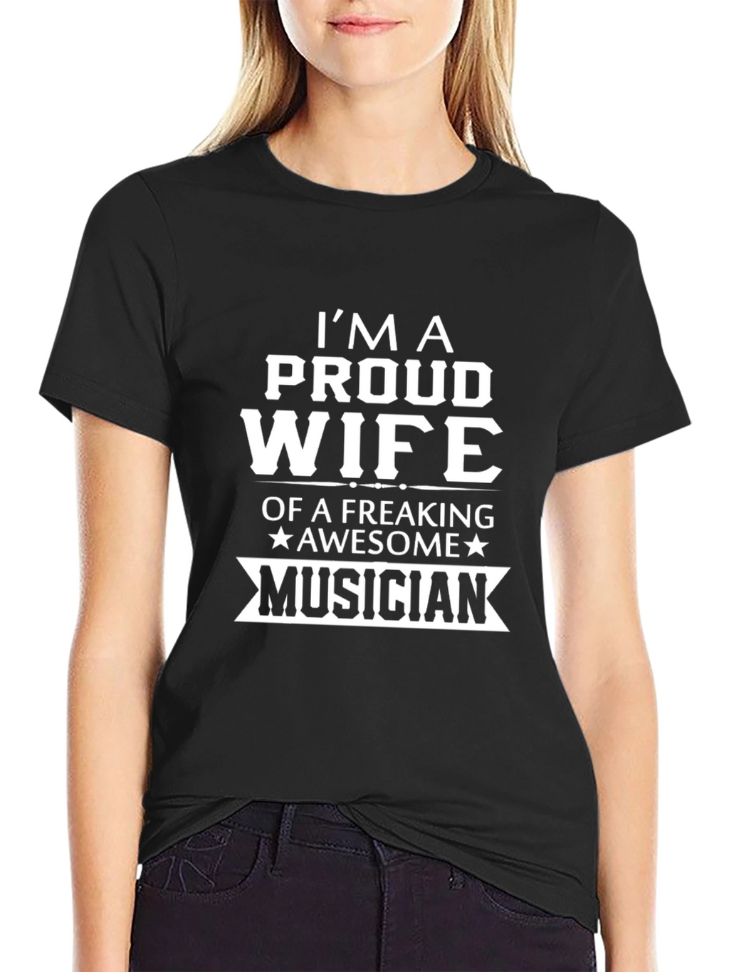 Proud Wife Musician Graphic Tee