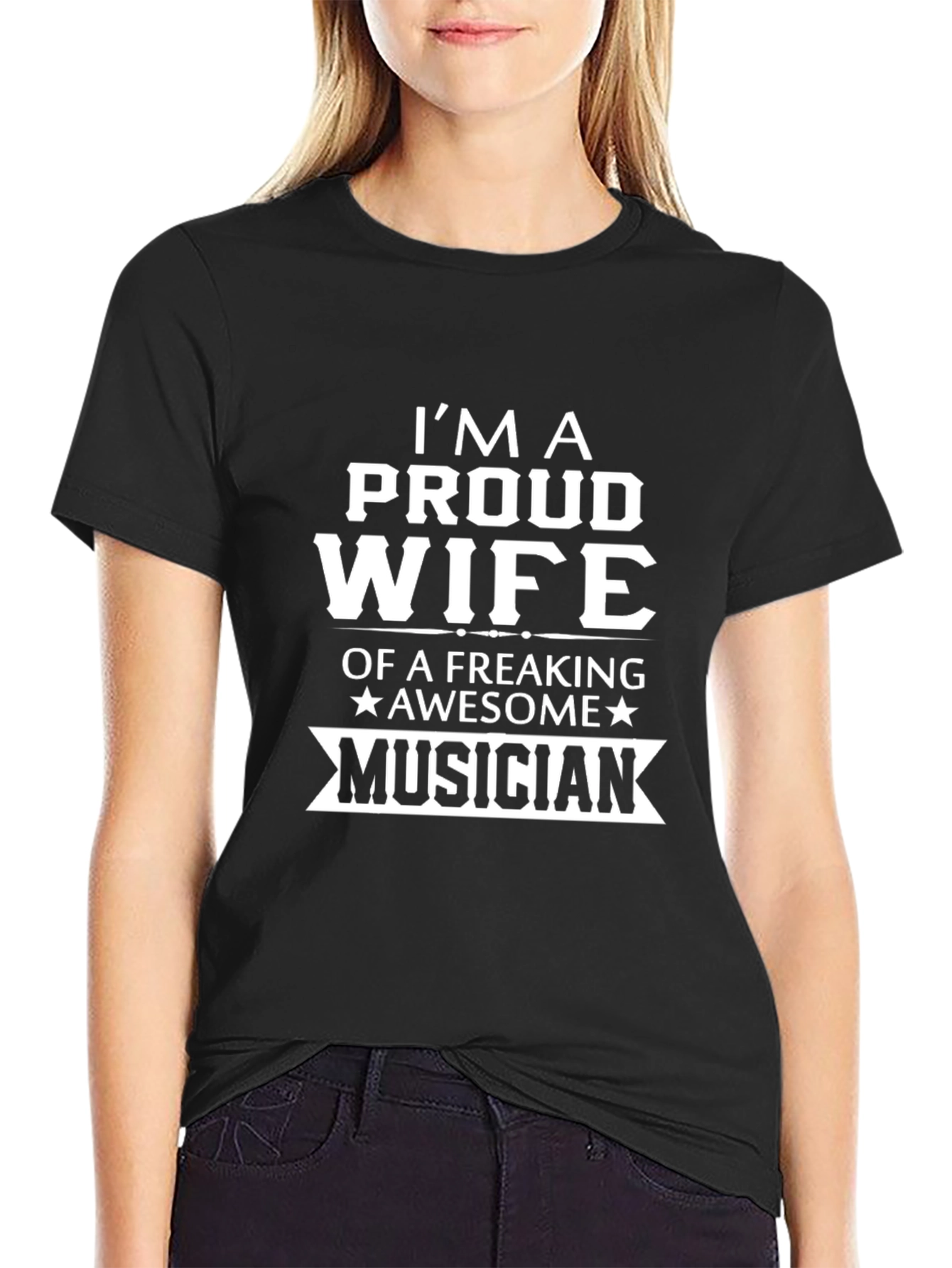 Proud Wife Musician Graphic Tee