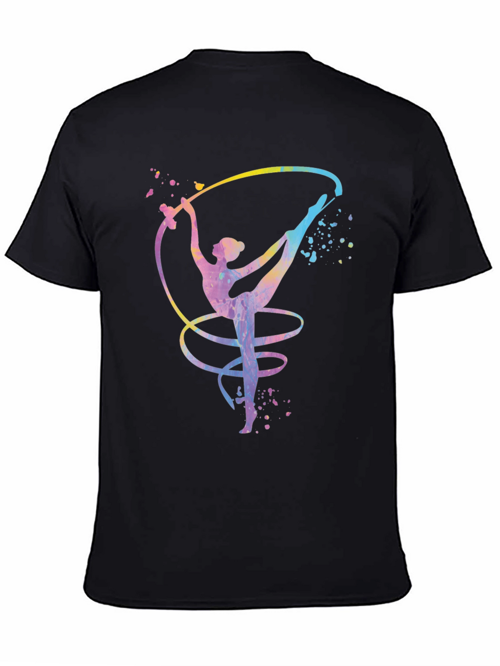 Gymnast Ribbon Black T-Shirt