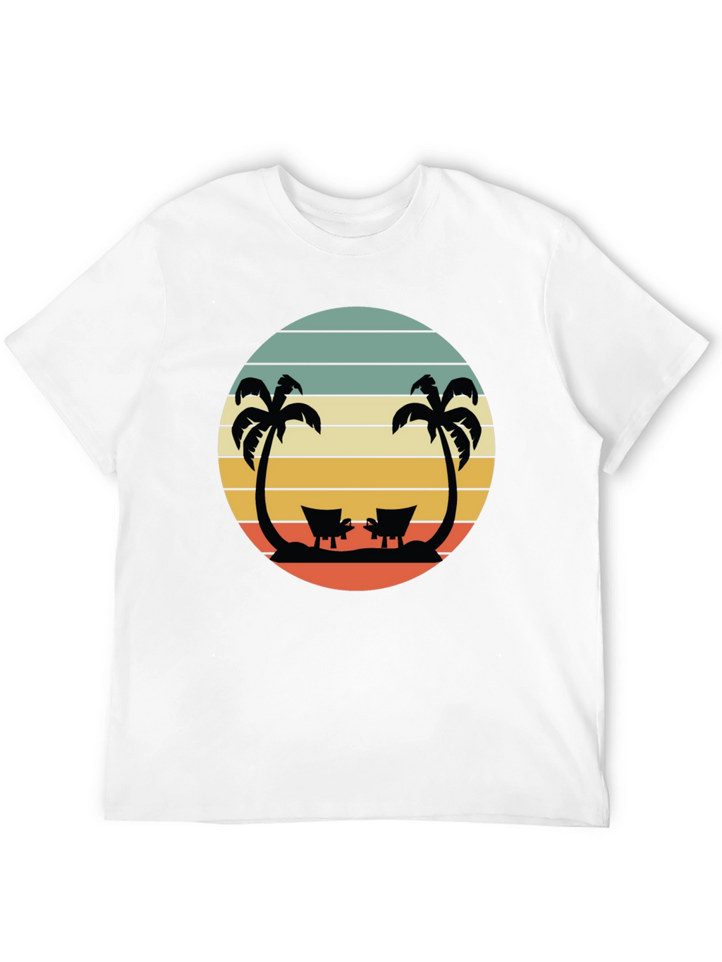 Tropical Beach Sunset T-Shirt