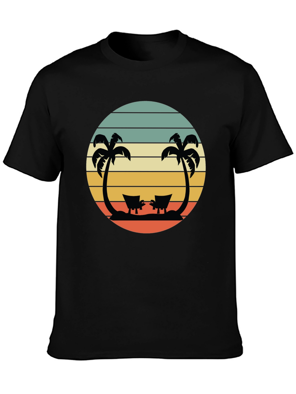 Tropical Beach Sunset T-Shirt