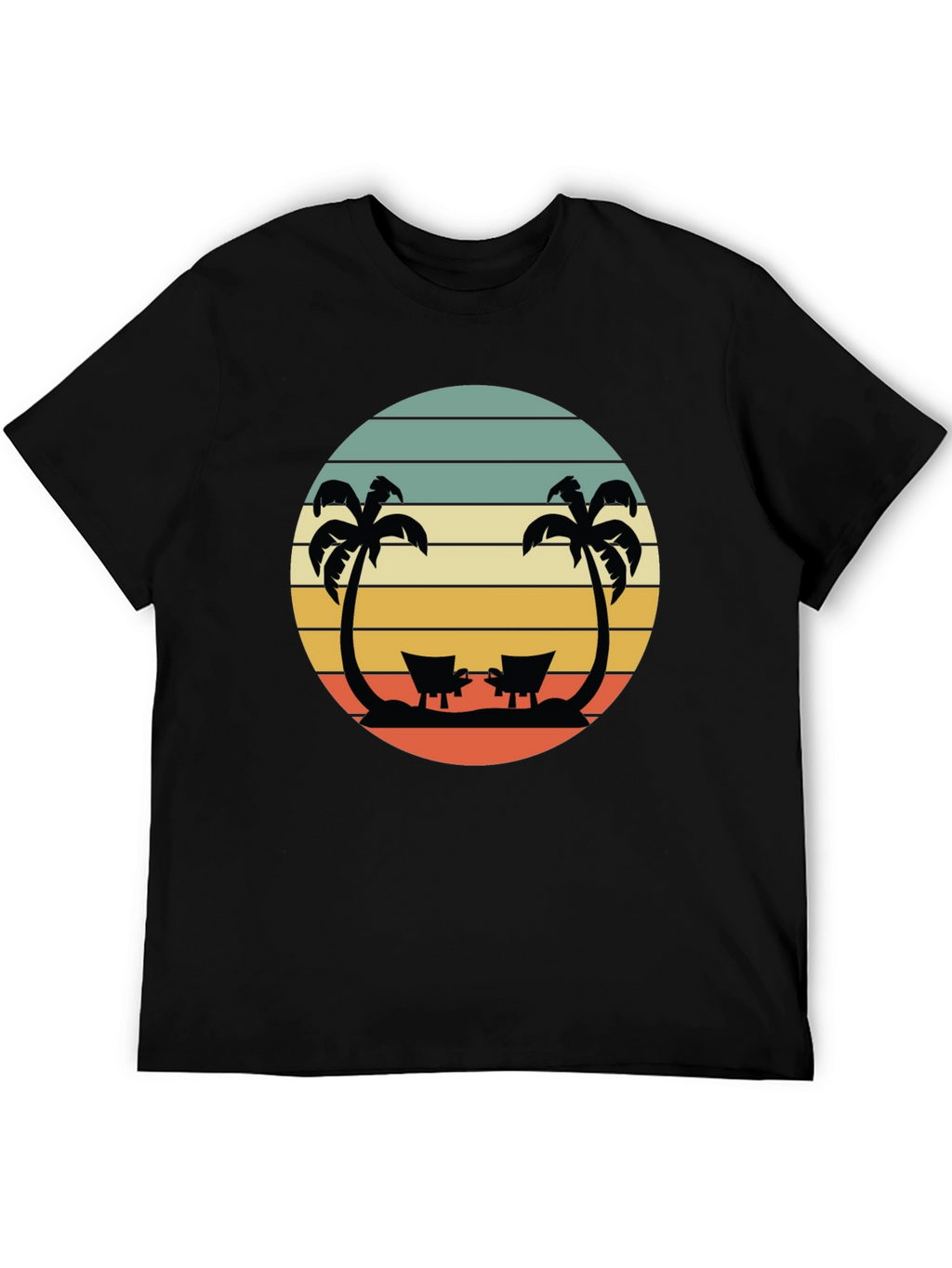Tropical Beach Sunset T-Shirt
