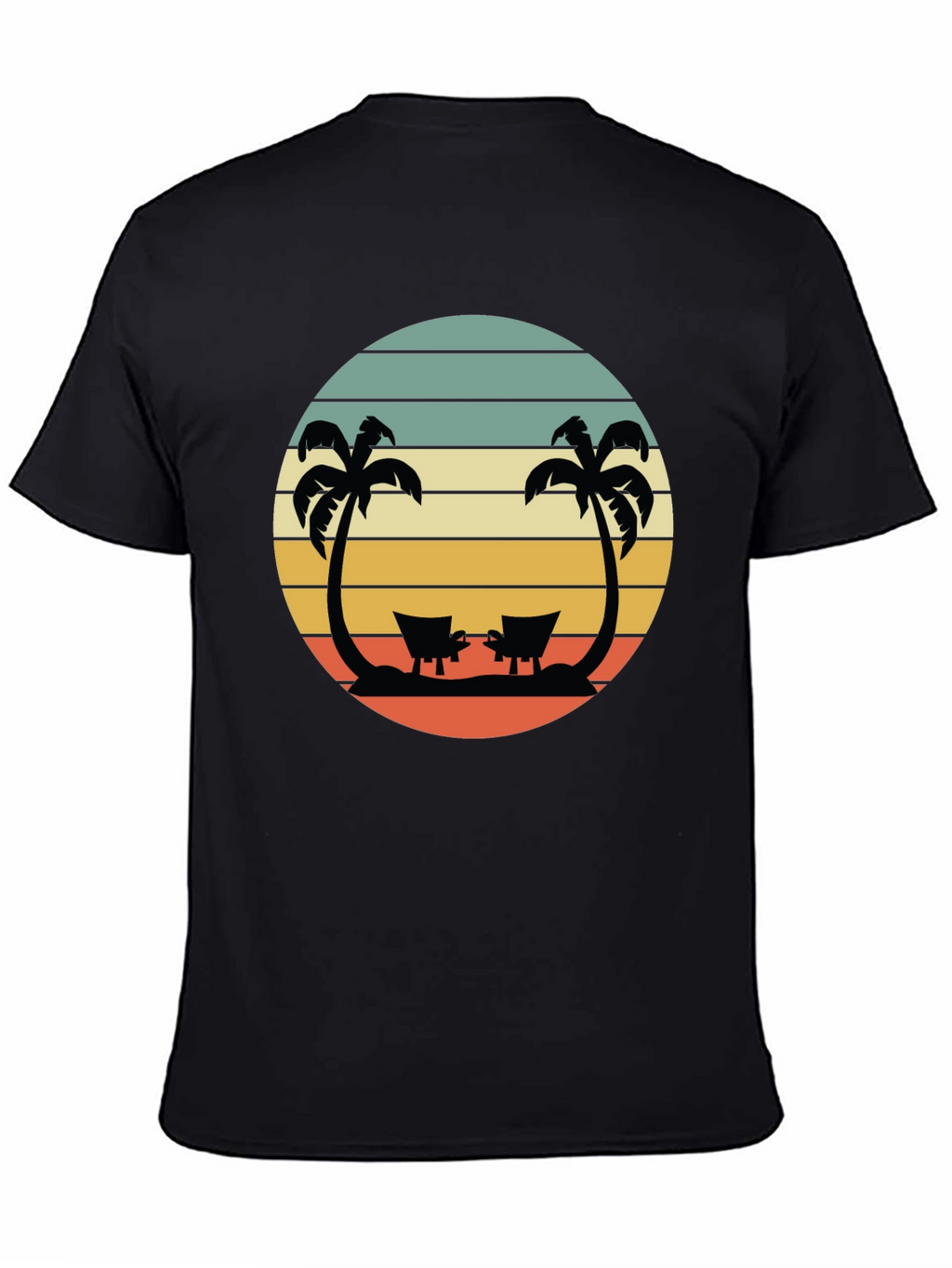 Tropical Beach Sunset T-Shirt