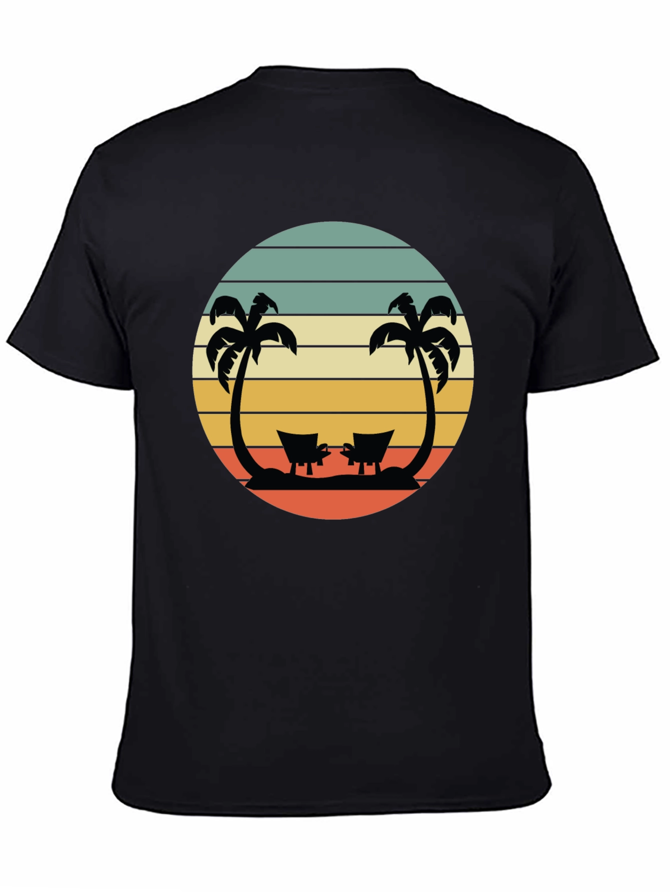 Tropical Beach Sunset T-Shirt