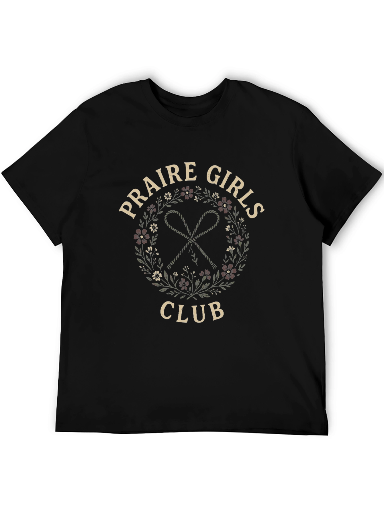 Prairie Girls Club Black Graphic T-Shirt