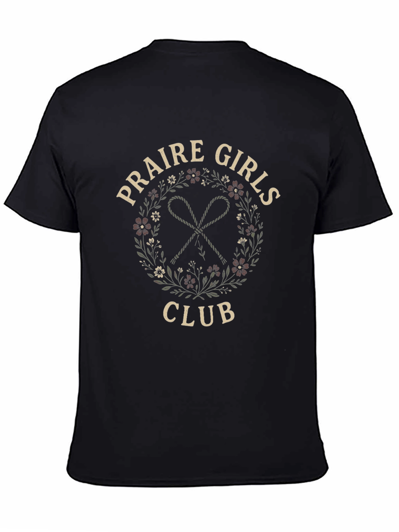 Prairie Girls Club Black Graphic T-Shirt