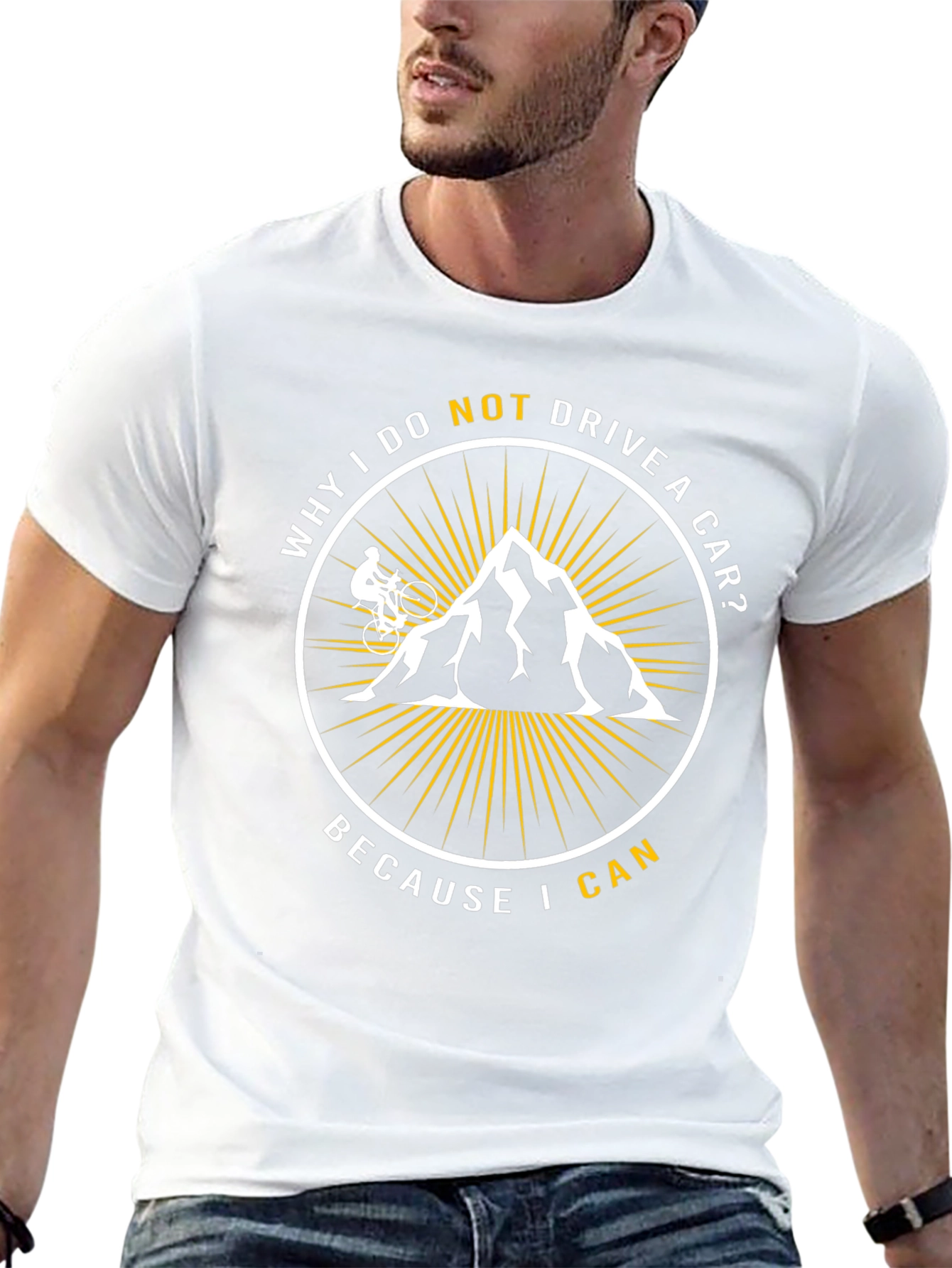 Mountain Biker T-Shirt - Why I Do Not Drive