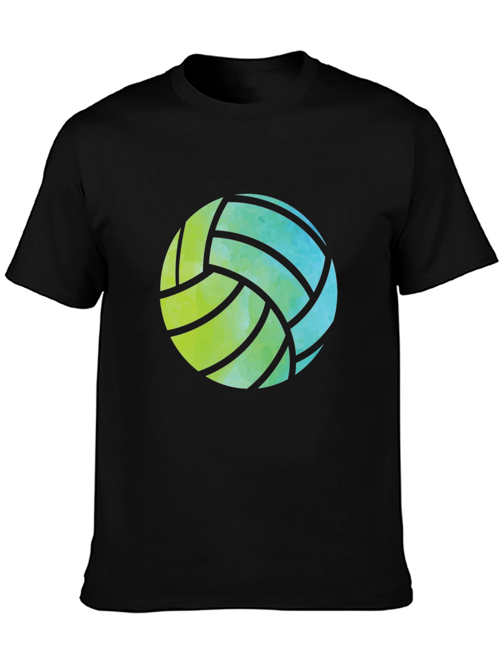 Volleyball Graphic Tee - Black Casual Shirt