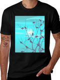 Birds on Branches Graphic Tee - Black