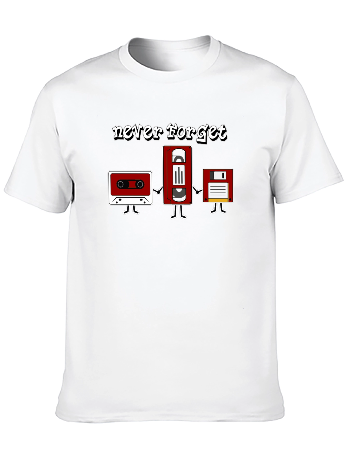 Never Forget Retro Media T-Shirt