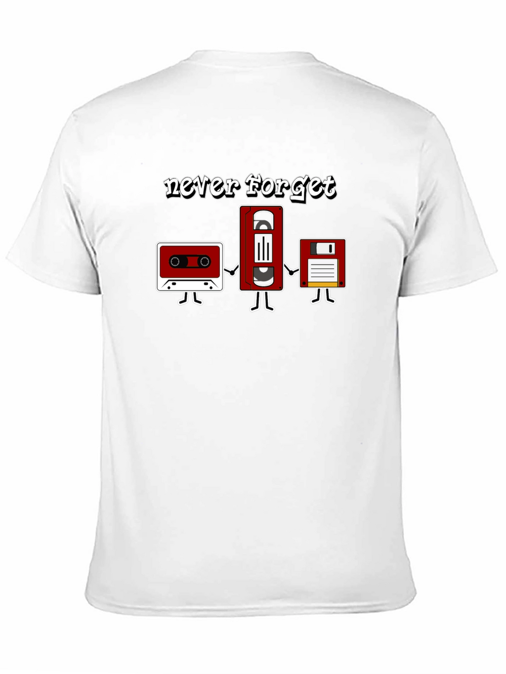 Never Forget Retro Media T-Shirt