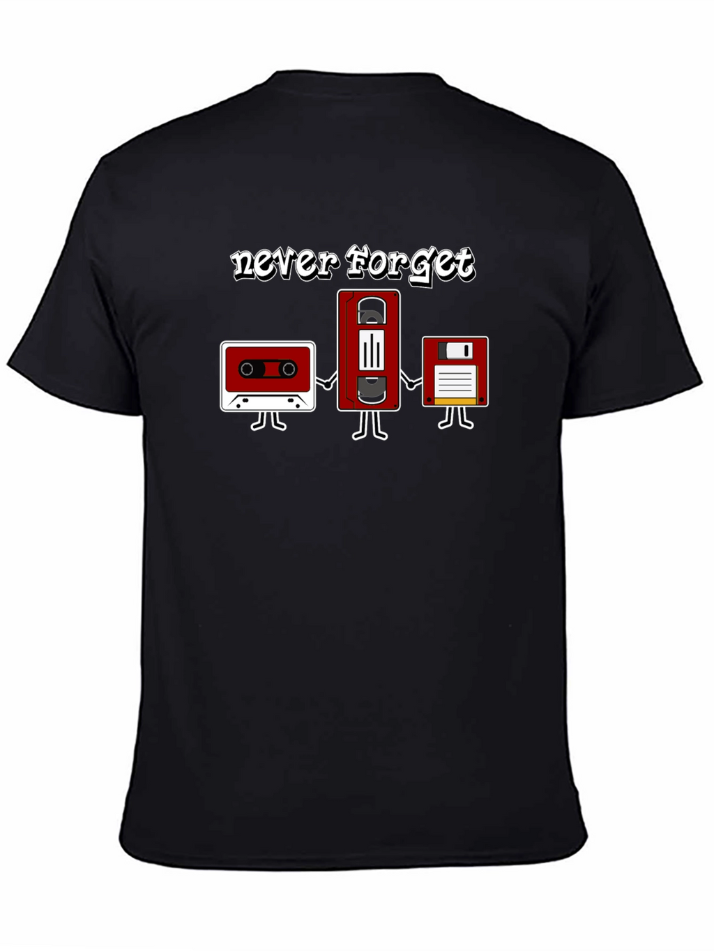 Never Forget Retro Media T-Shirt