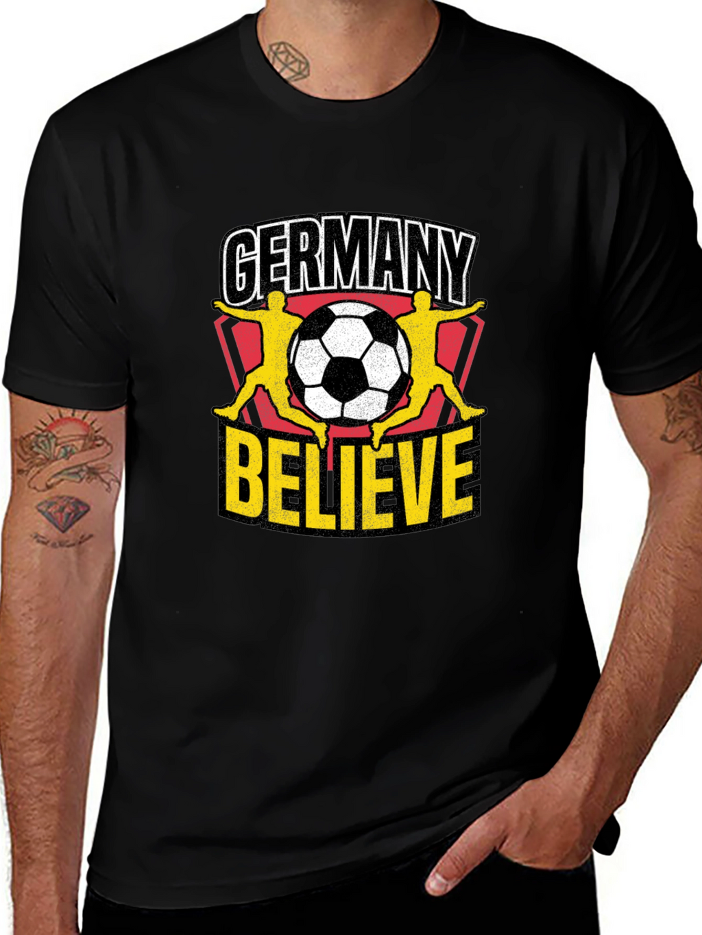 Germany Soccer Believe Graphic T-Shirt