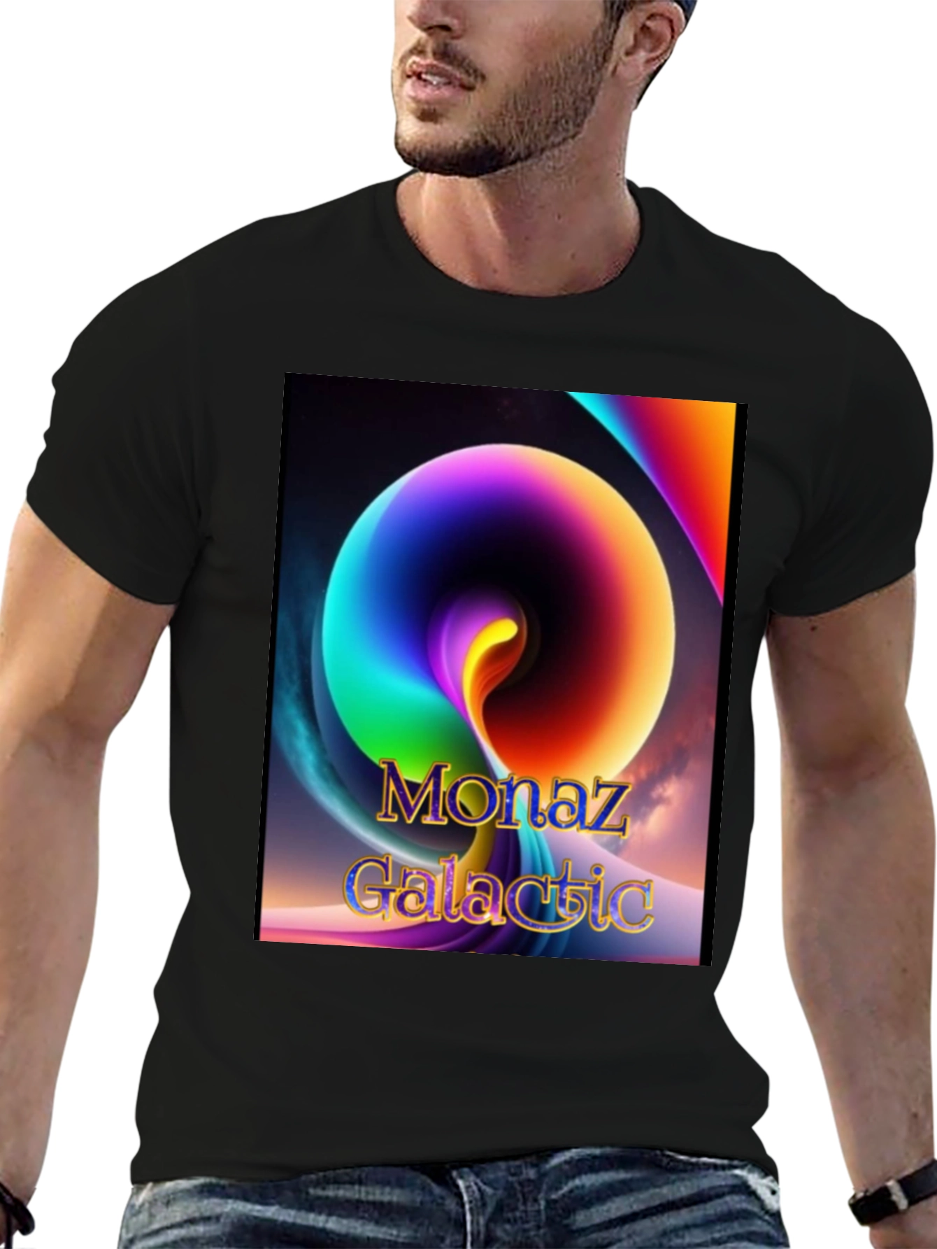 Monaz Galactic T-Shirt - Vibrant Graphic Tee