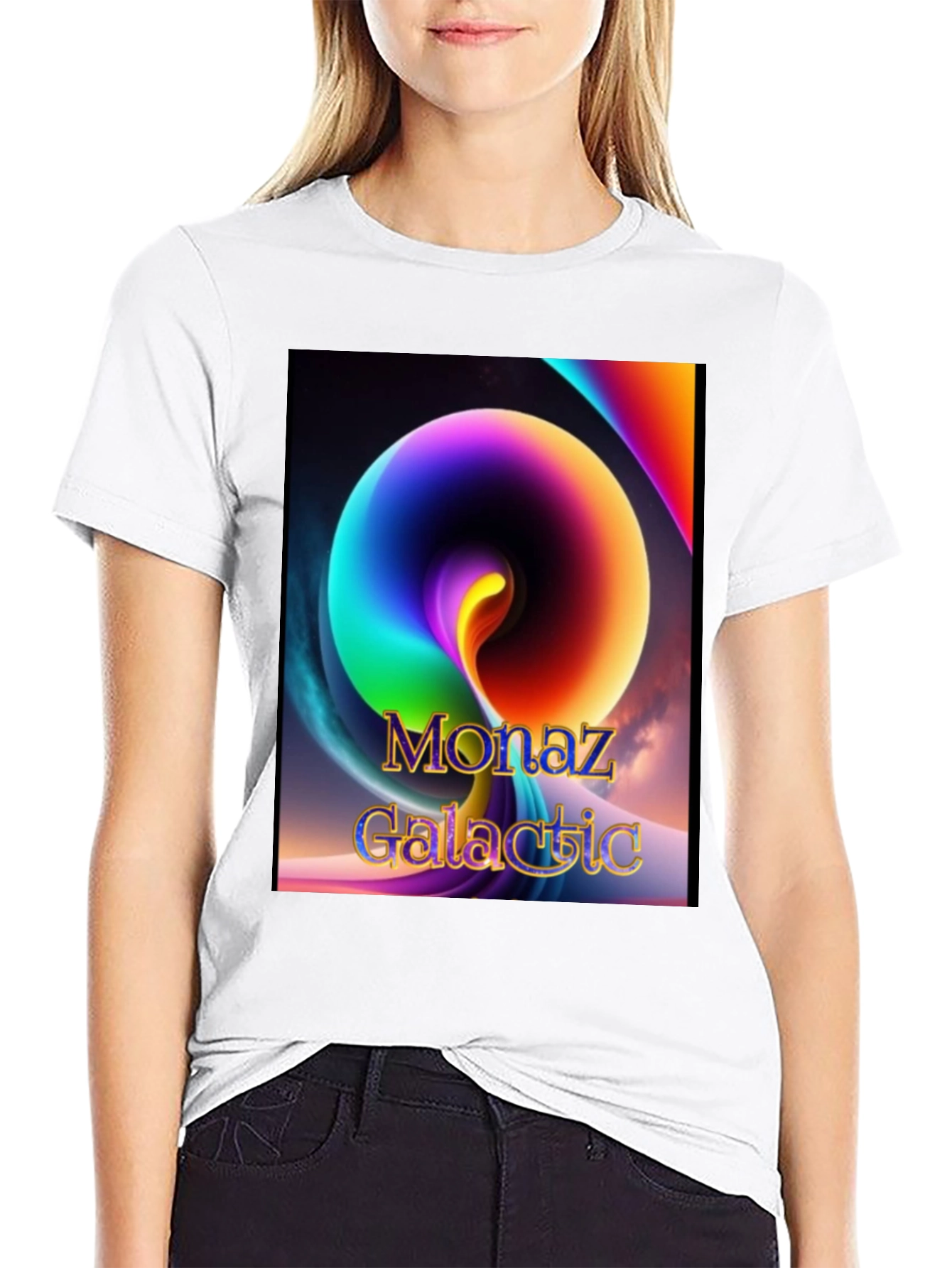 Monaz Galactic T-Shirt - Vibrant Graphic Tee