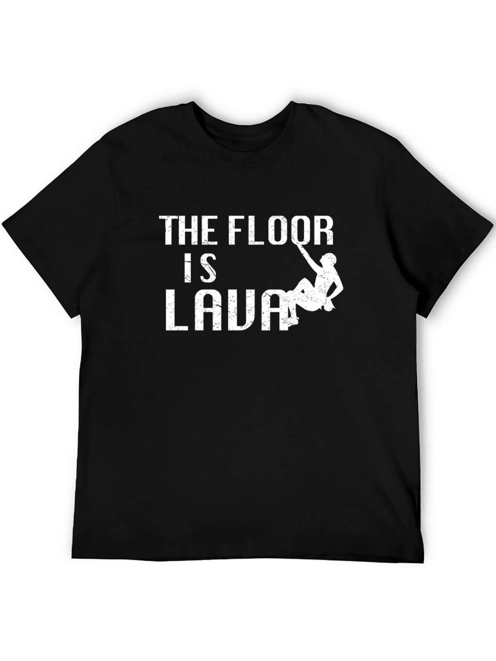 The Floor is Lava Black T-Shirt
