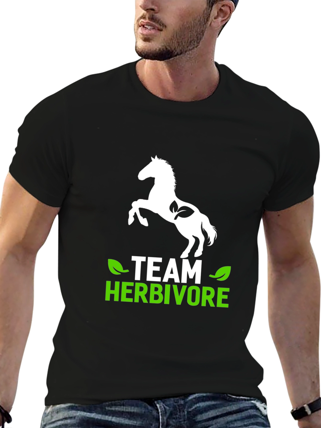 Team Herbivore T-Shirt - Vegetarian Horse