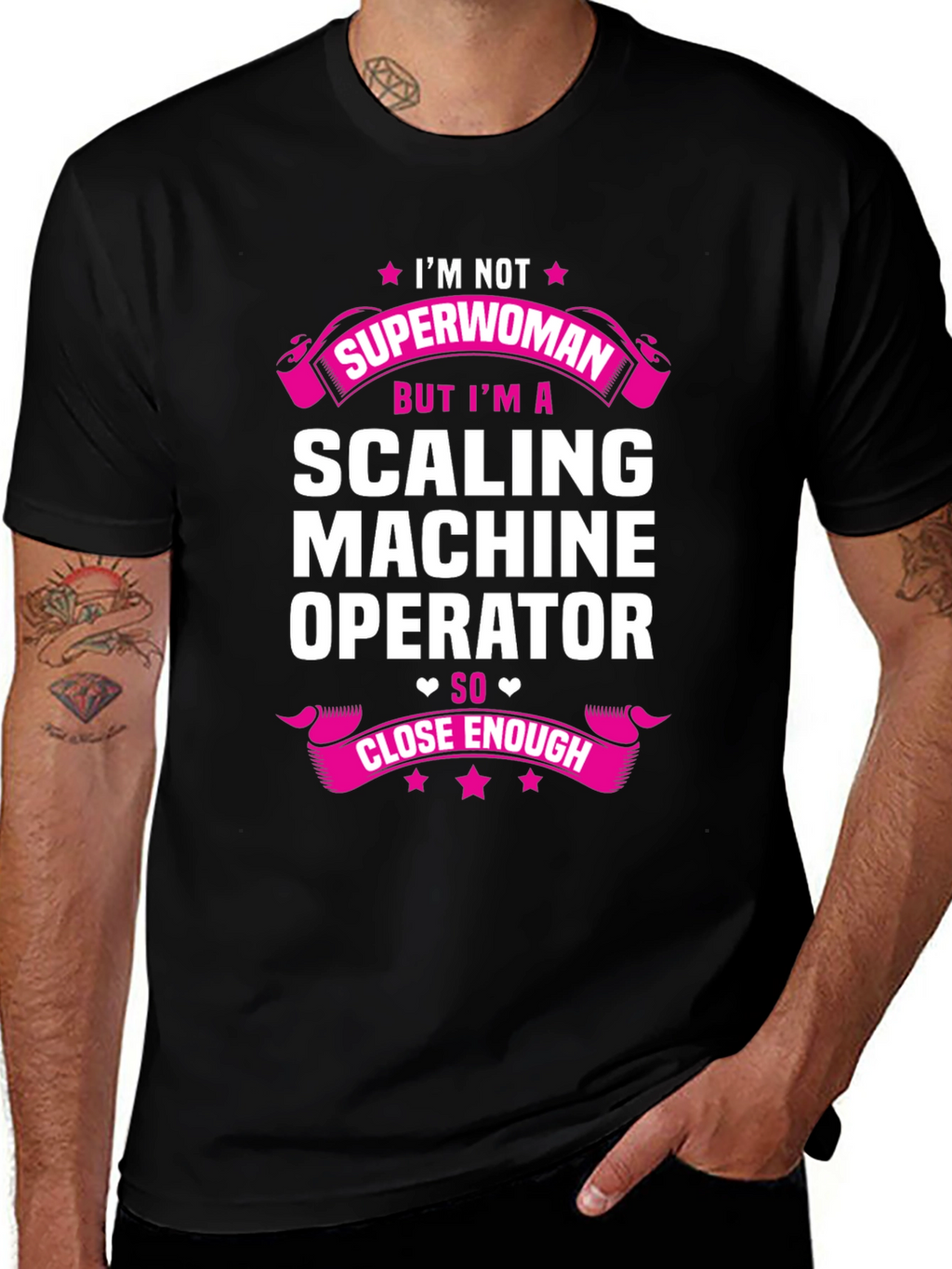 Scaling Machine Operator T-Shirt - Im Not Superwoman