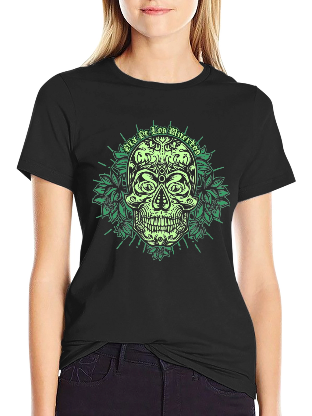 Dia De Los Muertos Skull T-Shirt