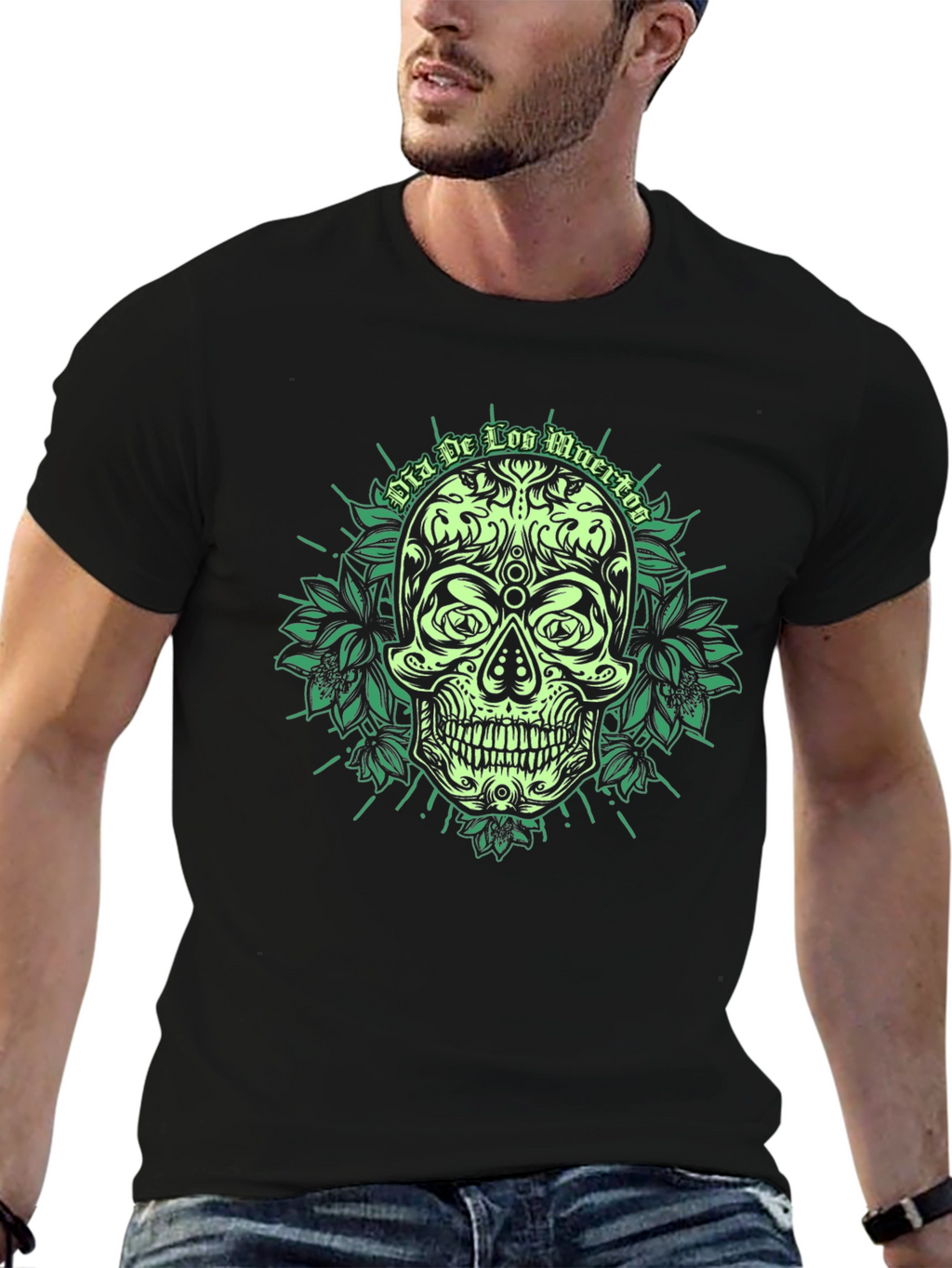 Dia De Los Muertos Skull T-Shirt