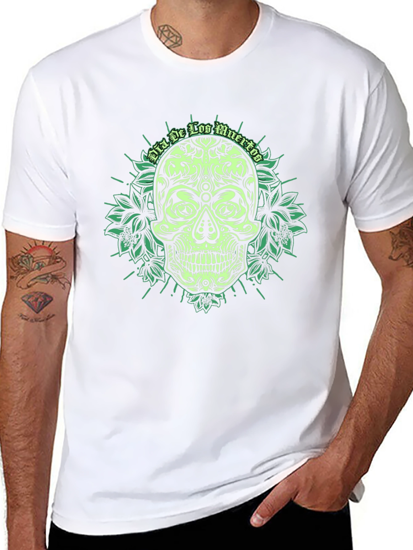 Dia De Los Muertos Skull T-Shirt