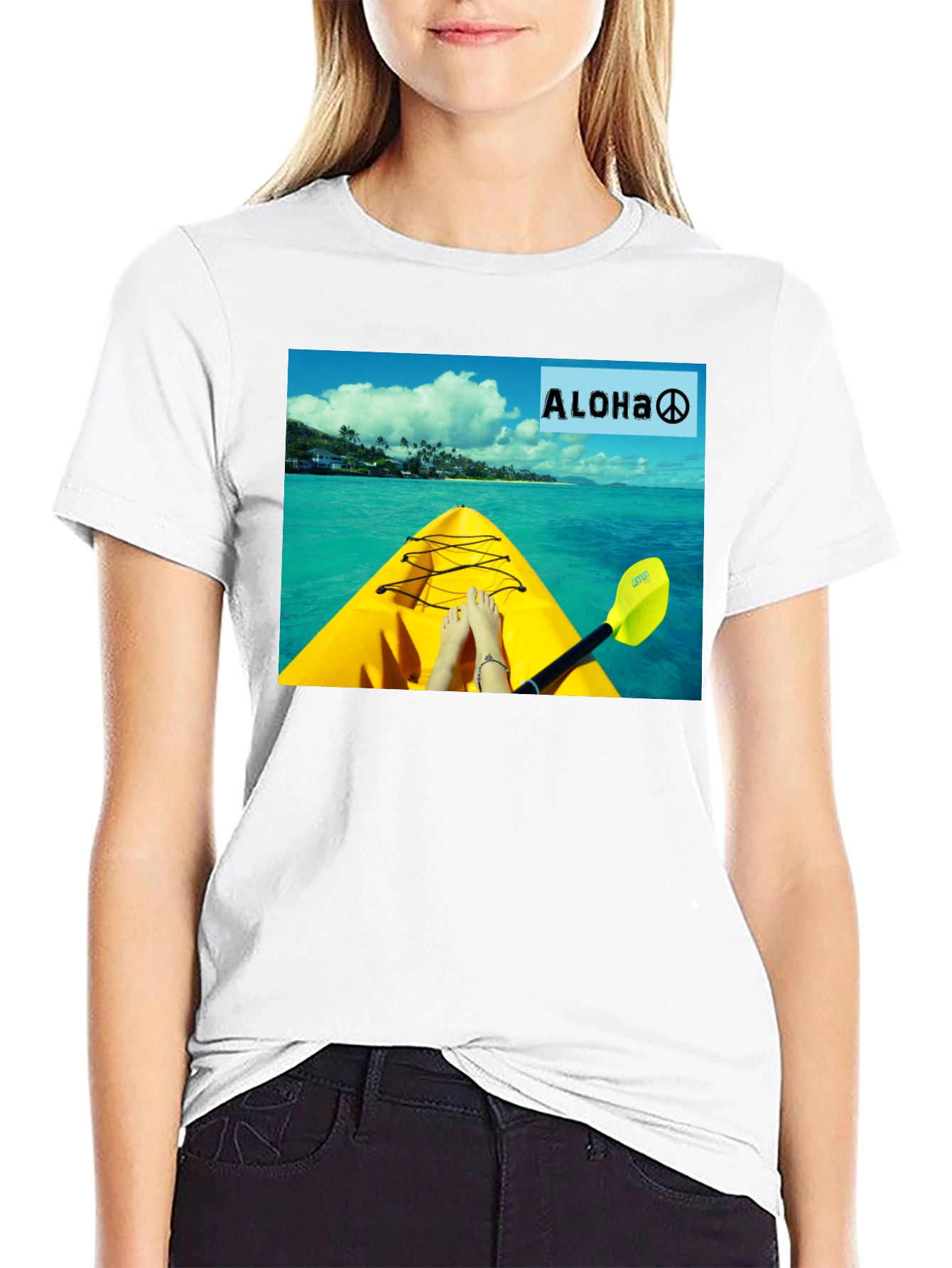 Aloha Kayak T-Shirt - Island Vibes Graphic Tee
