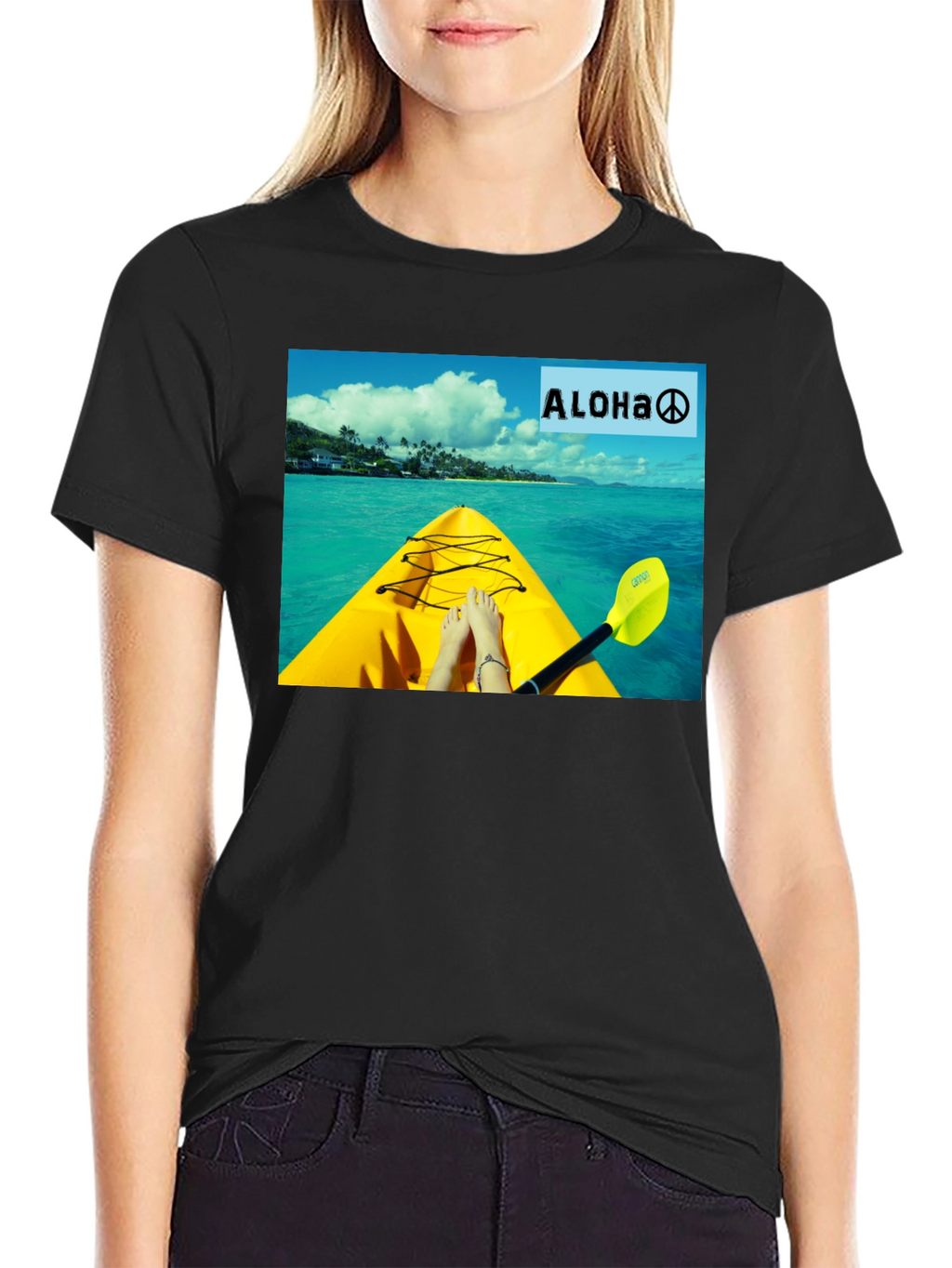 Aloha Kayak T-Shirt - Island Vibes Graphic Tee