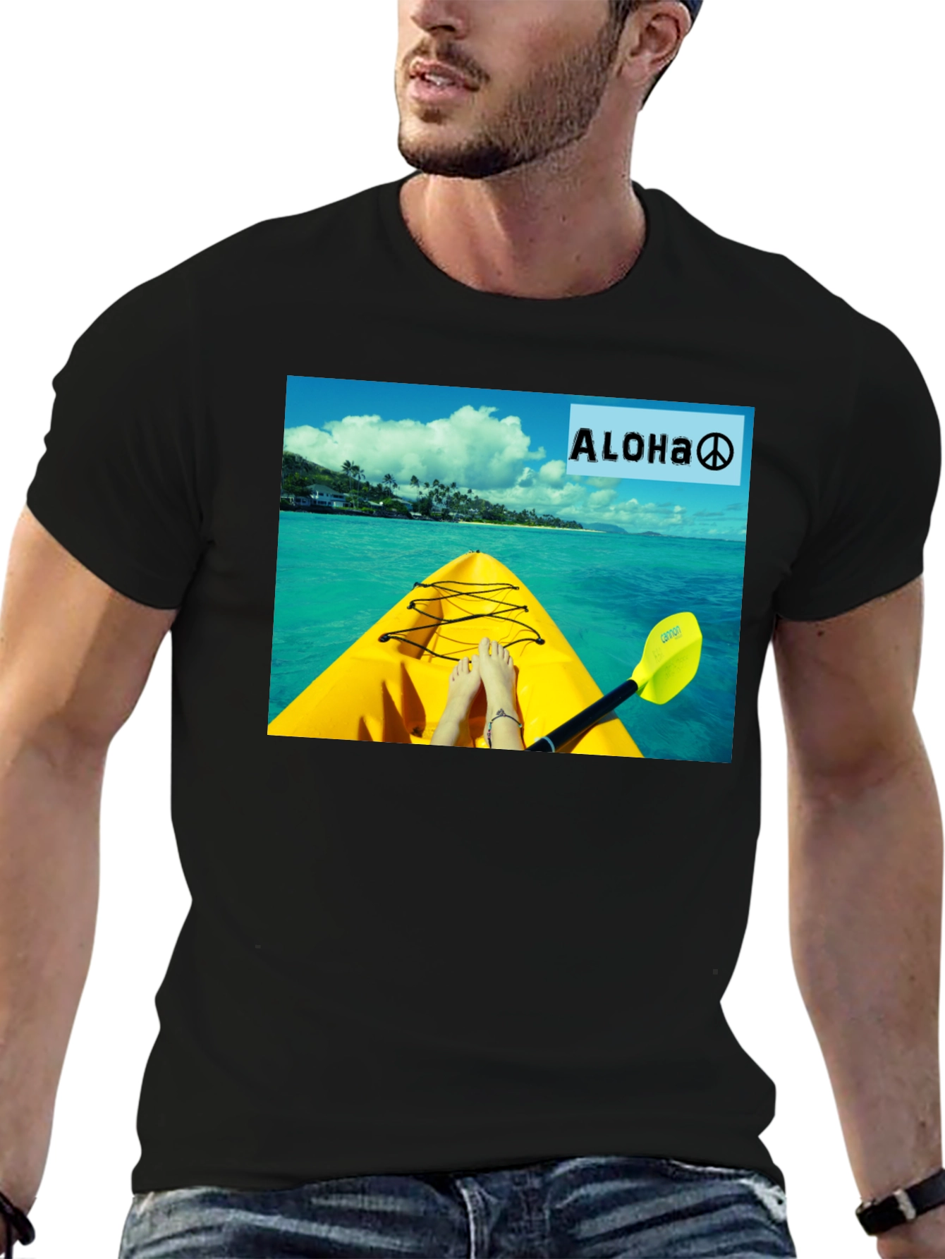 Aloha Kayak T-Shirt - Island Vibes Graphic Tee