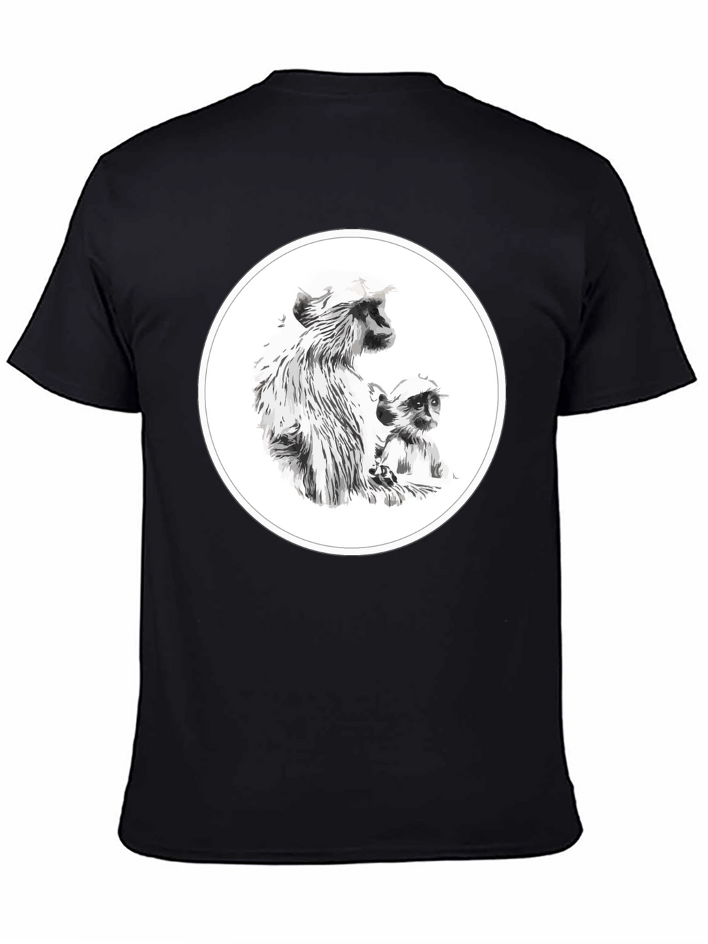 Black Monkey Graphic T-Shirt