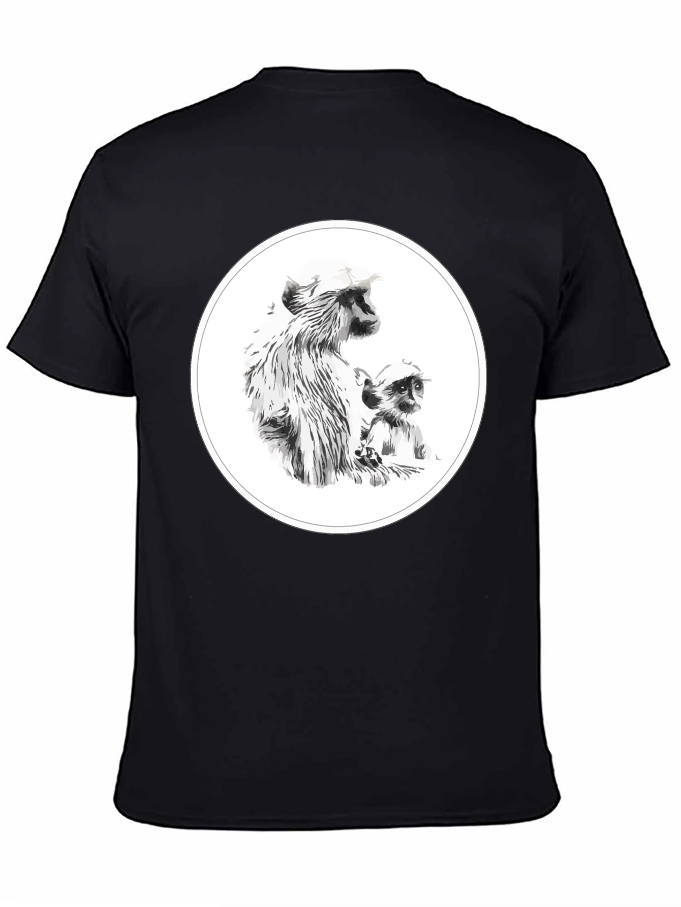 Black Monkey Graphic T-Shirt