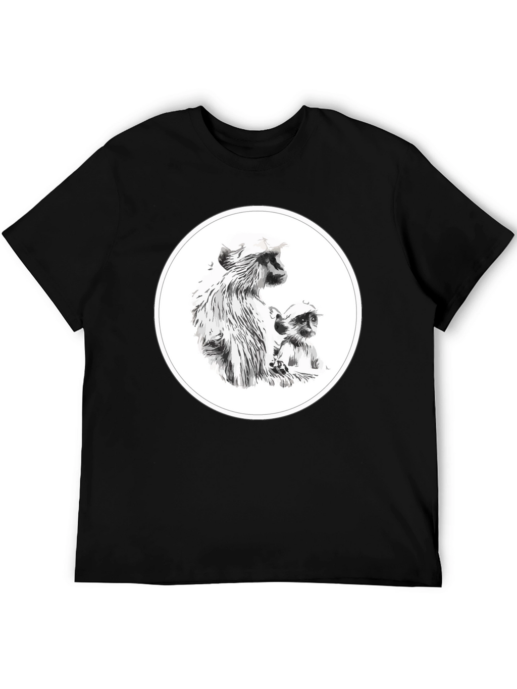 Black Monkey Graphic T-Shirt