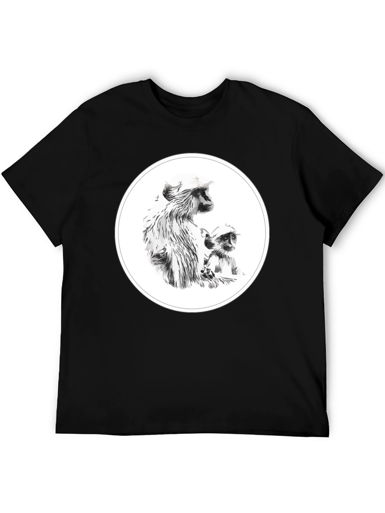 Black Monkey Graphic T-Shirt