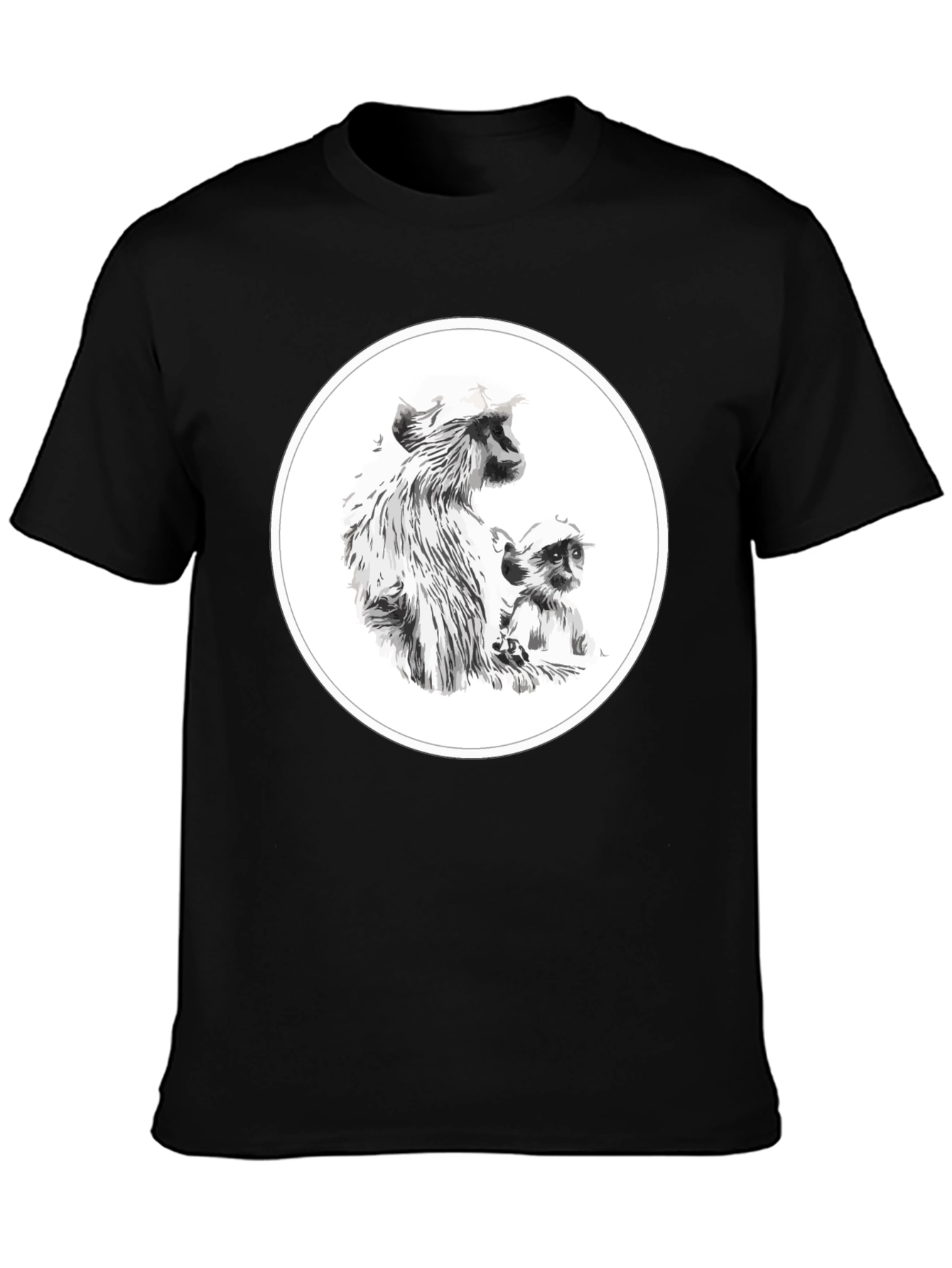 Black Monkey Graphic T-Shirt