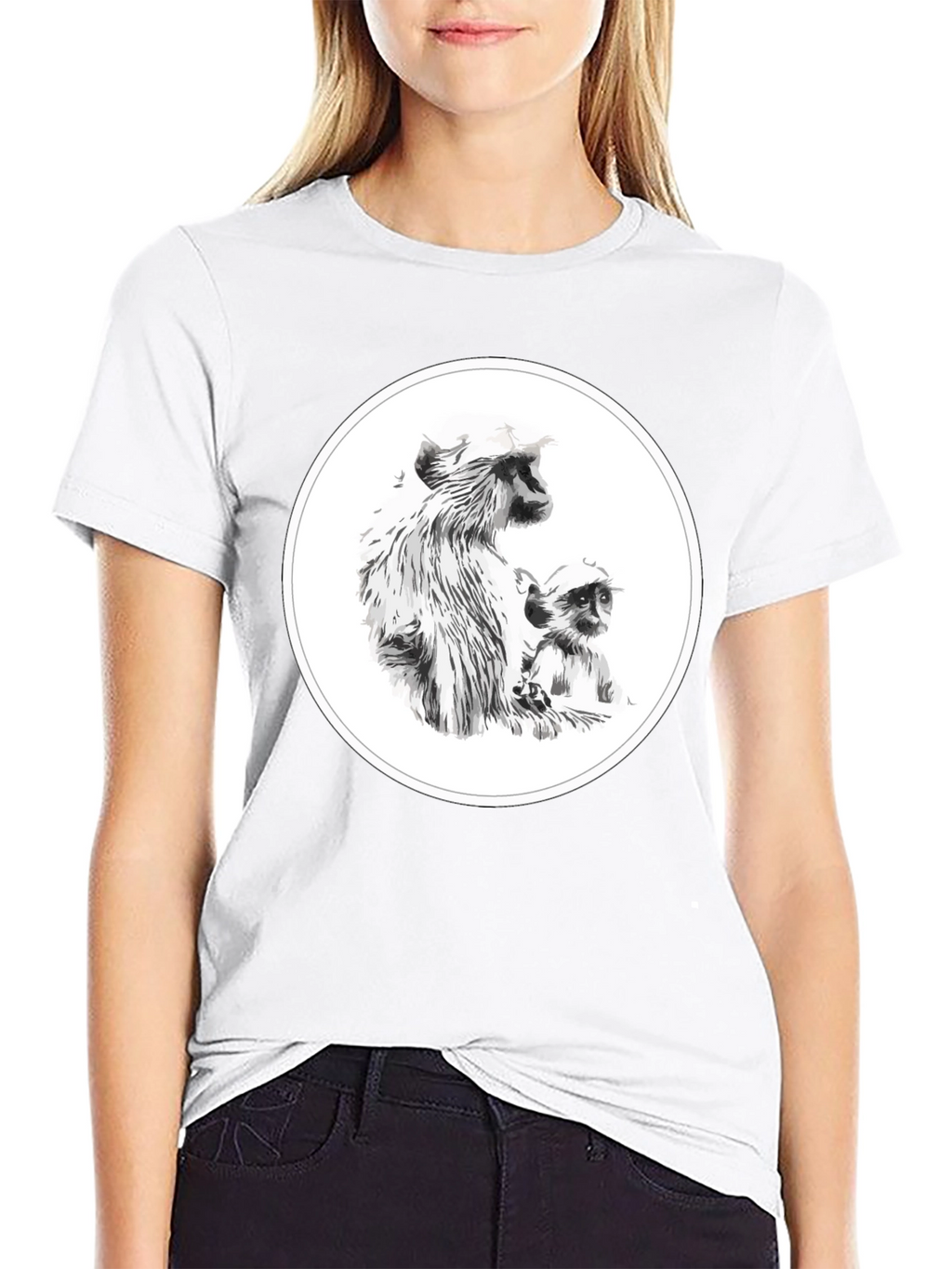 Black Monkey Graphic T-Shirt
