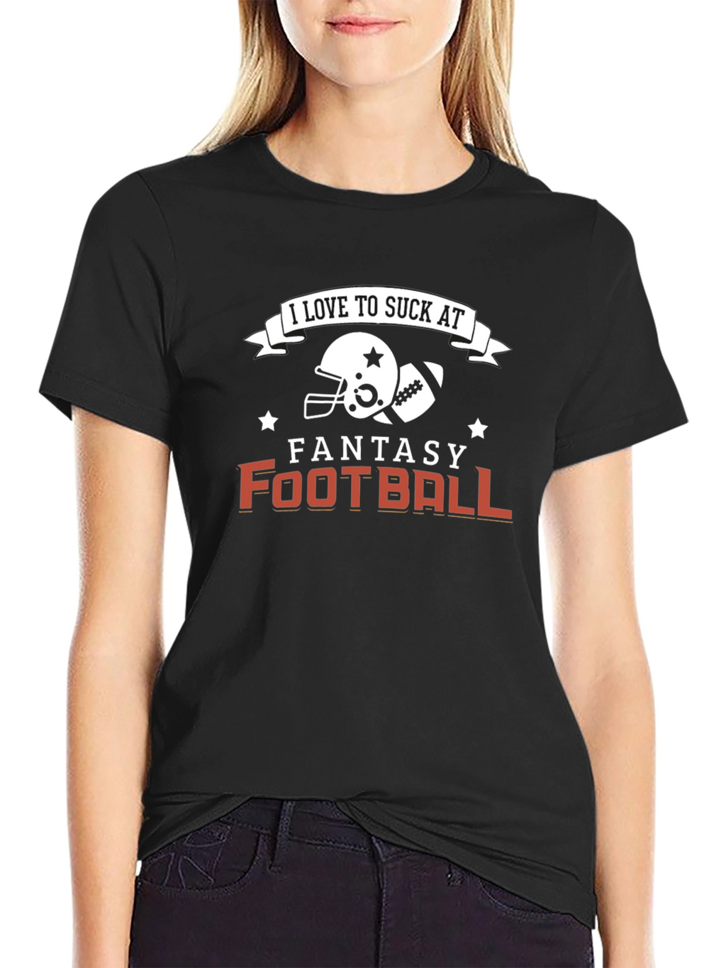 Fantasy Football T-Shirt - I Love To Suck At