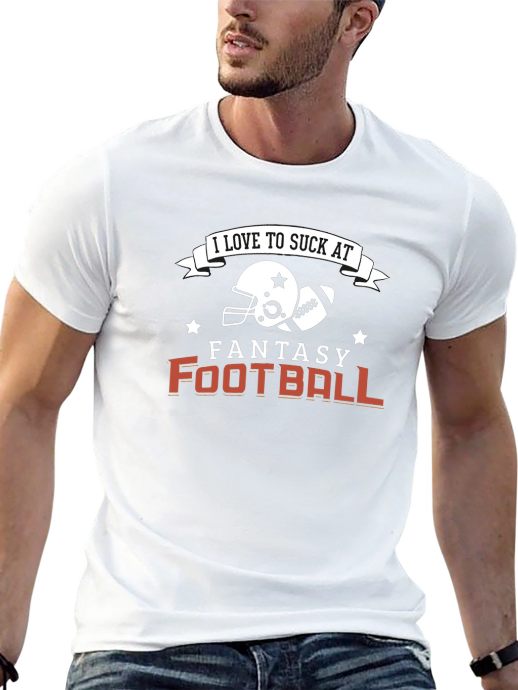 Fantasy Football T-Shirt - I Love To Suck At