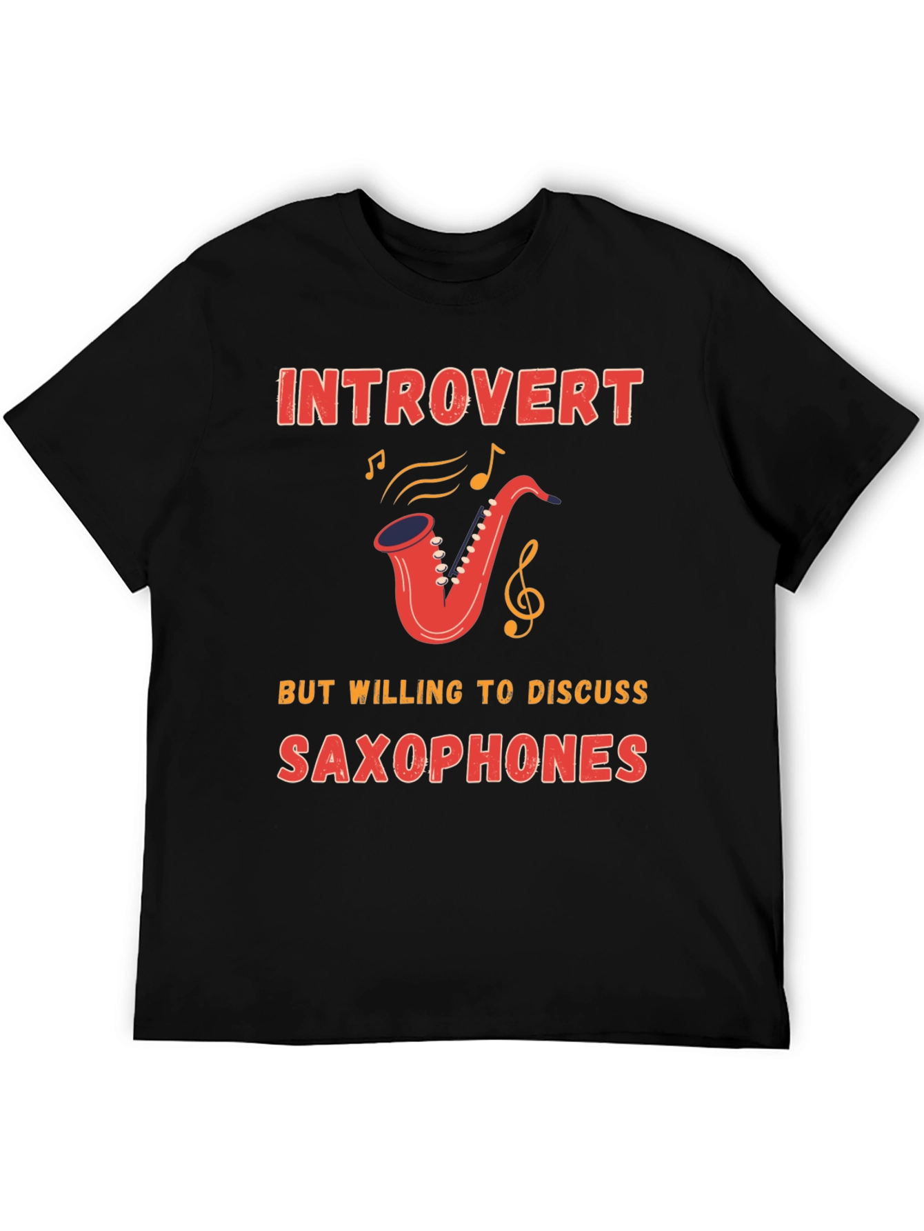 Introvert Saxophone T-Shirt - Musician Gift