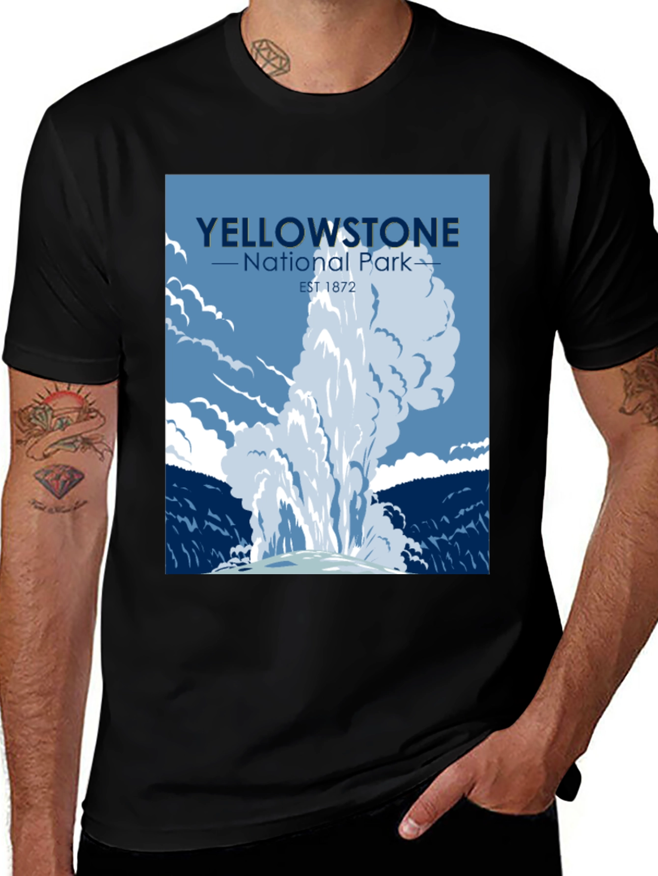 Yellowstone National Park Graphic T-Shirt