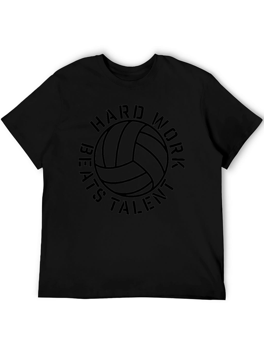Hard Work Volleyball Graphic Tee