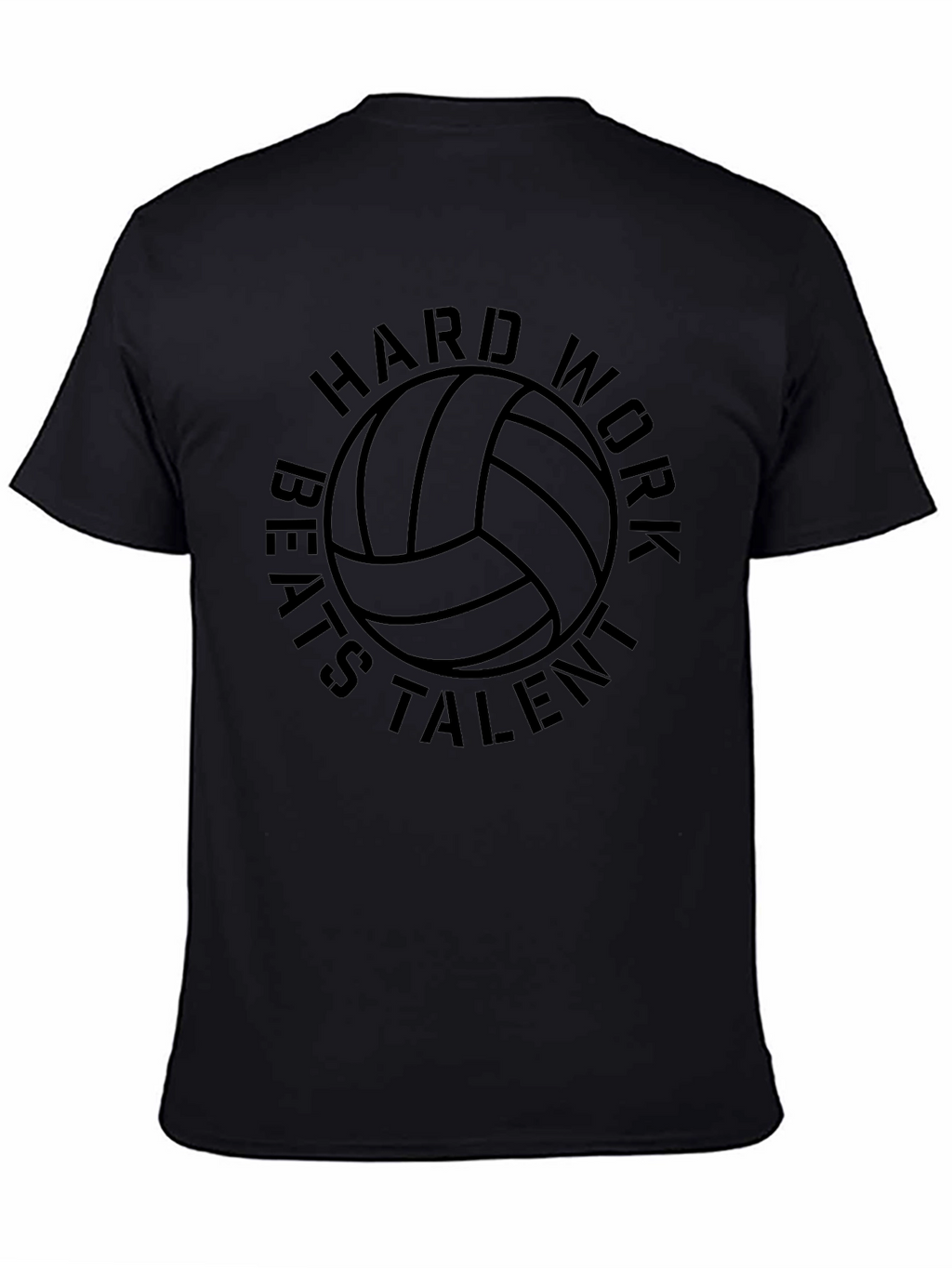 Hard Work Volleyball Graphic Tee