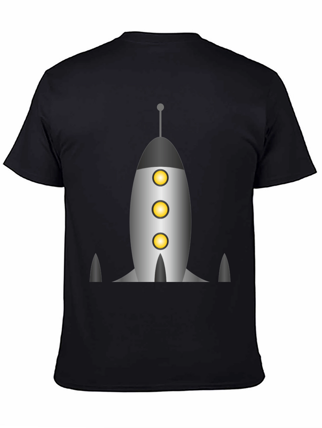 Retro Rocket Graphic Tee - Space Adventure Shirt