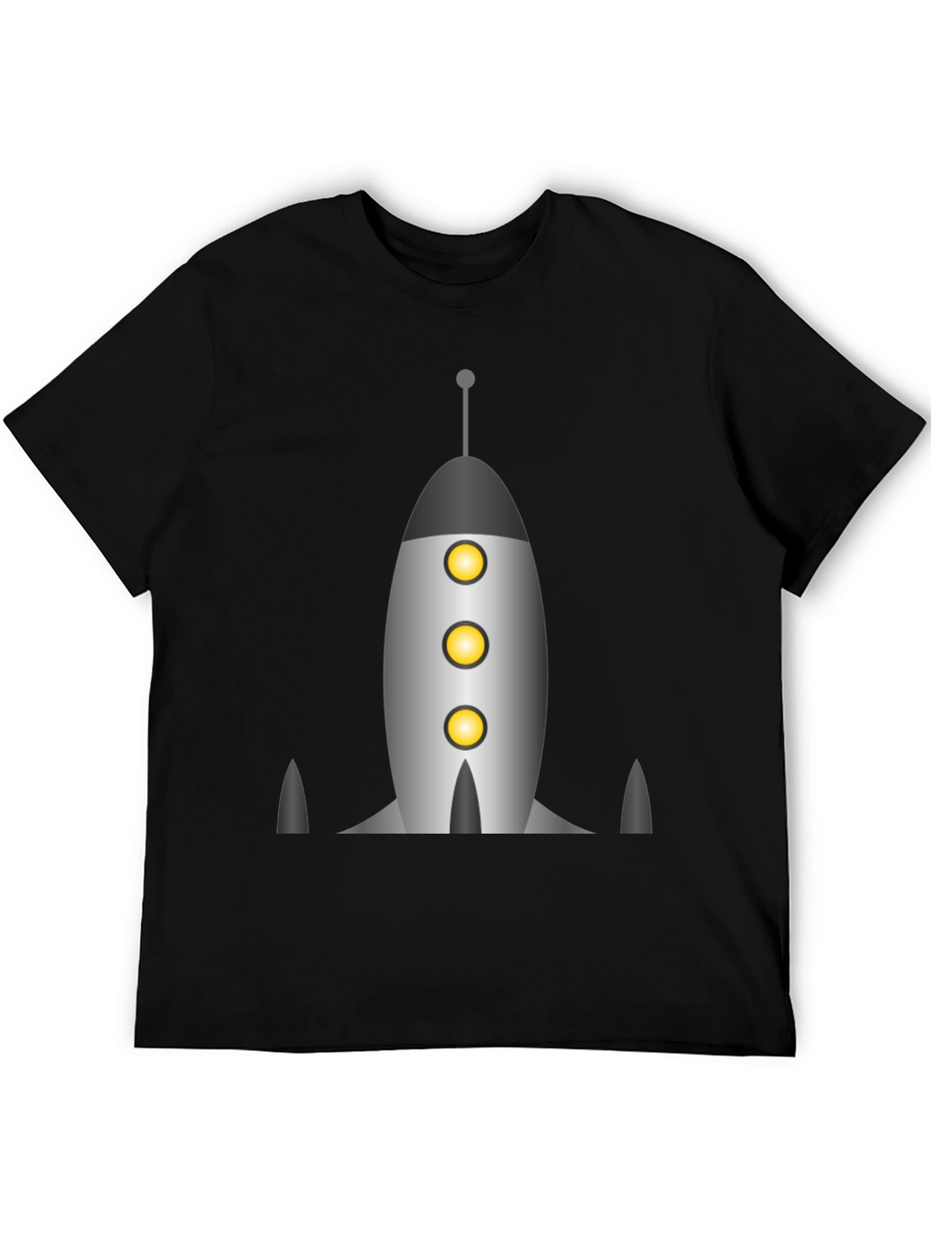 Retro Rocket Graphic Tee - Space Adventure Shirt
