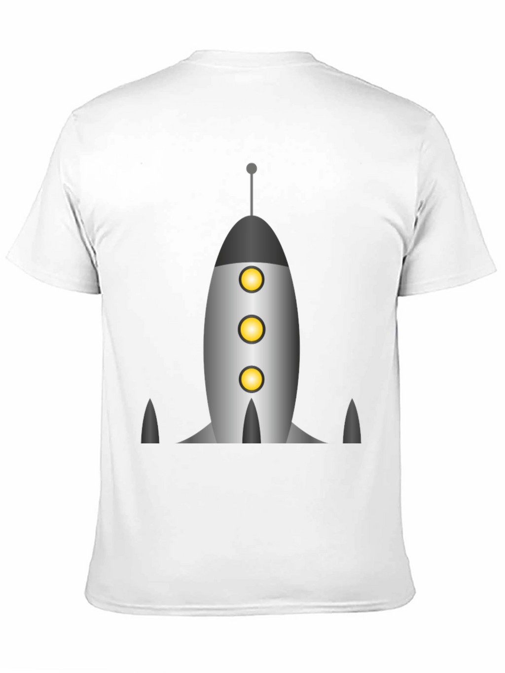 Retro Rocket Graphic Tee - Space Adventure Shirt