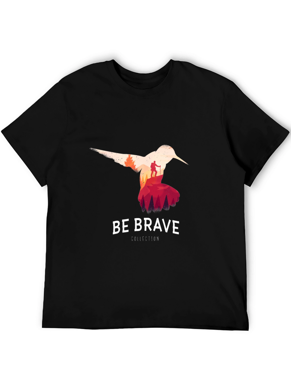 Be Brave Hummingbird Graphic T-Shirt