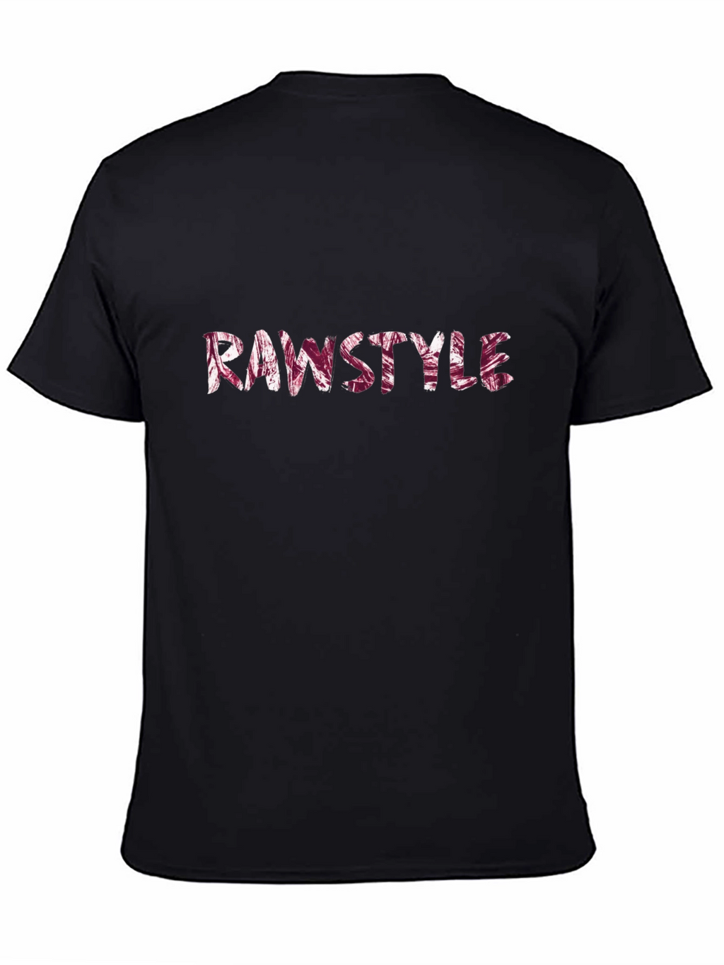 Rawstyle Graphic T-Shirt - Black Crew Neck