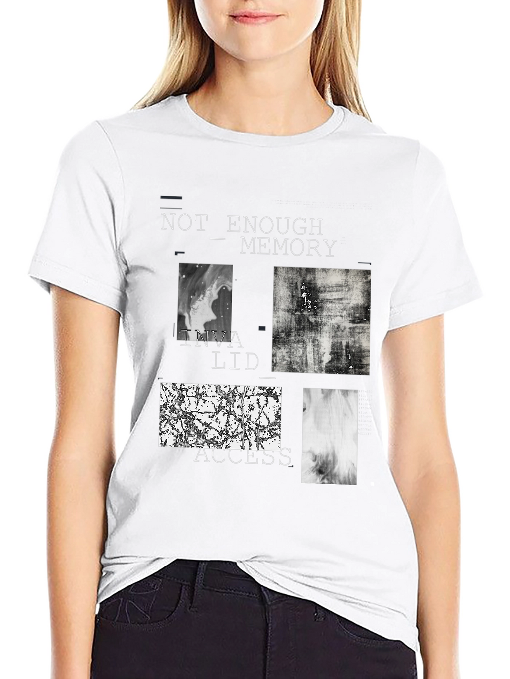 Abstract Graphic Tee - Not Enough Memory Design
