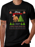 Merry Christmas Shar Pei Ugly Sweater T-Shirt