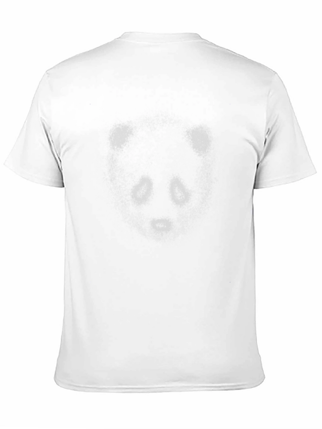 Abstract Panda Black Tee - Cool Graphic Design